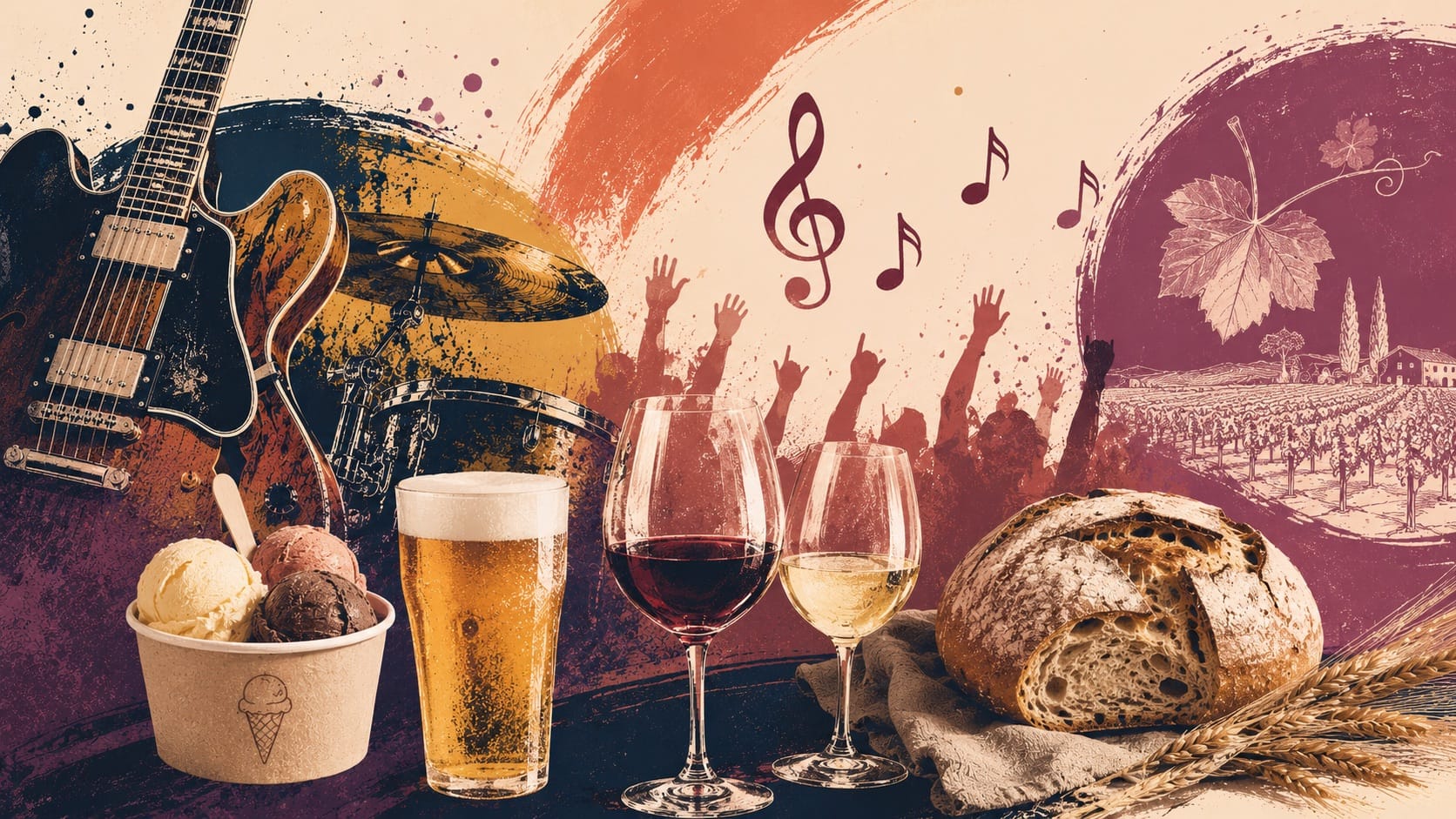 Juin chez Ar-Skewell : musique, vins, barbecue et douceurs glacées !